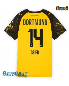 Borussia Dortmund Maximilian Beier #14 Tricou Fotbal Replică 2025-26 Femei Acasa